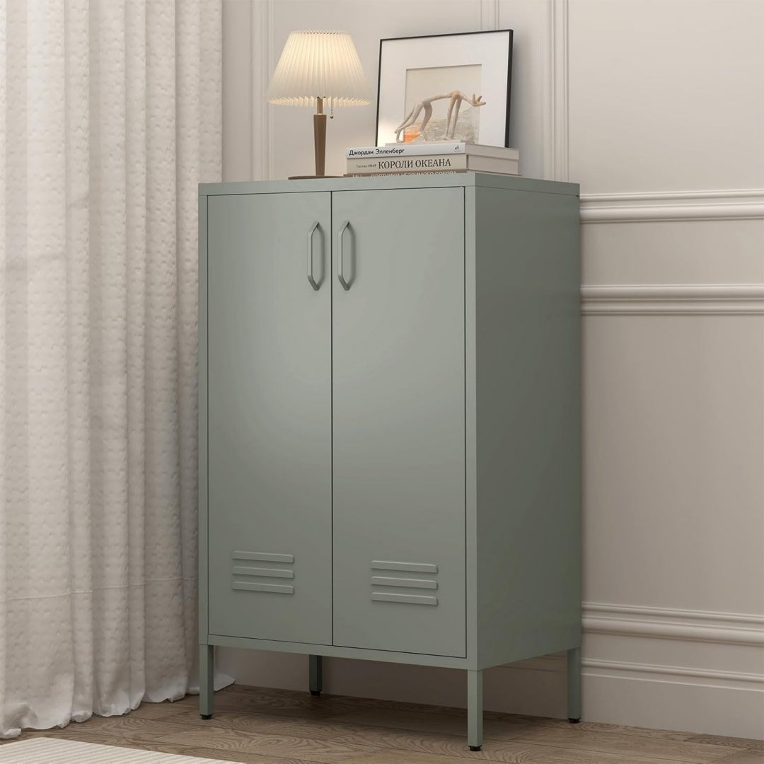 Commode gris 35 x 65 x 106.6 cm