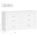 Commode gris clair rembourre en tissu