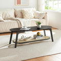 Table basse style classique gris clair 120 x 43 x 40 cm