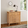 75 x 33 x 75 cm, beige commode a tiroirs en bois