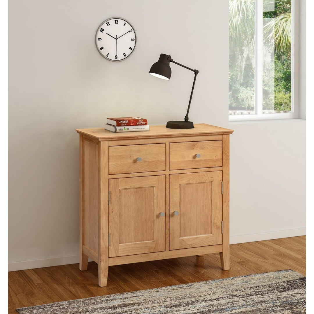 75 x 33 x 75 cm, beige commode a tiroirs en bois