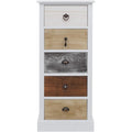 Chiffonnier Grise 5 tiroirs scandinave