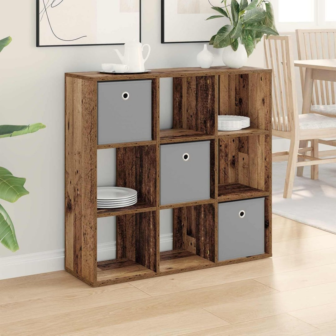Rangez intelligemment, credence beige en bois