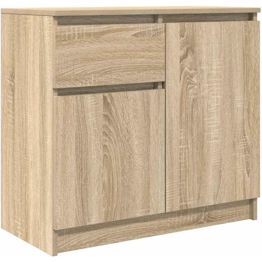 Buffet beige en bois d'ingenierie pour sejour