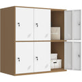 Armoire 92.5 cm de haut structure en acier gris