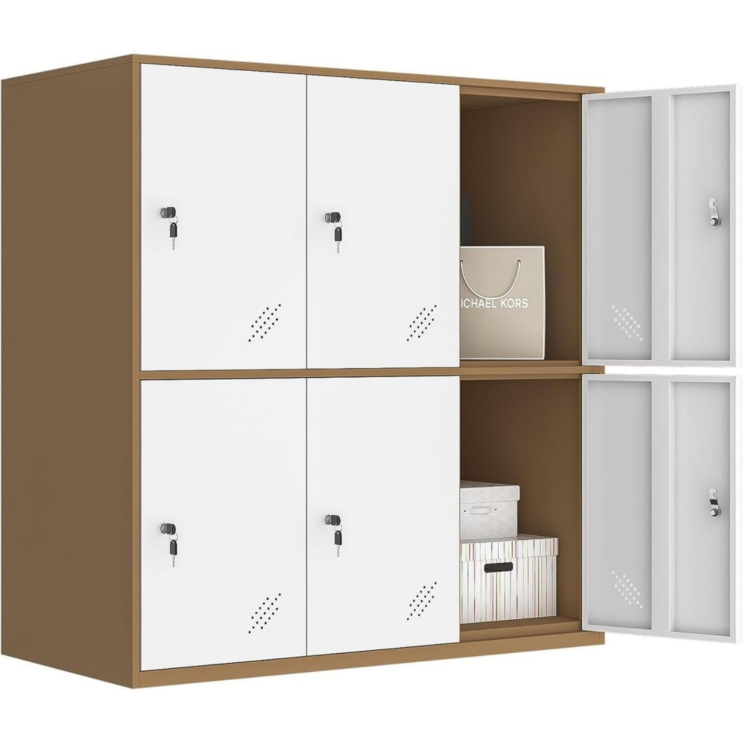 Armoire 92.5 cm de haut structure en acier gris