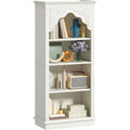 etagere de rangement gris clair 4 etageres, esprit vintage MDF pour salon