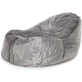 Fauteuil poire design gris