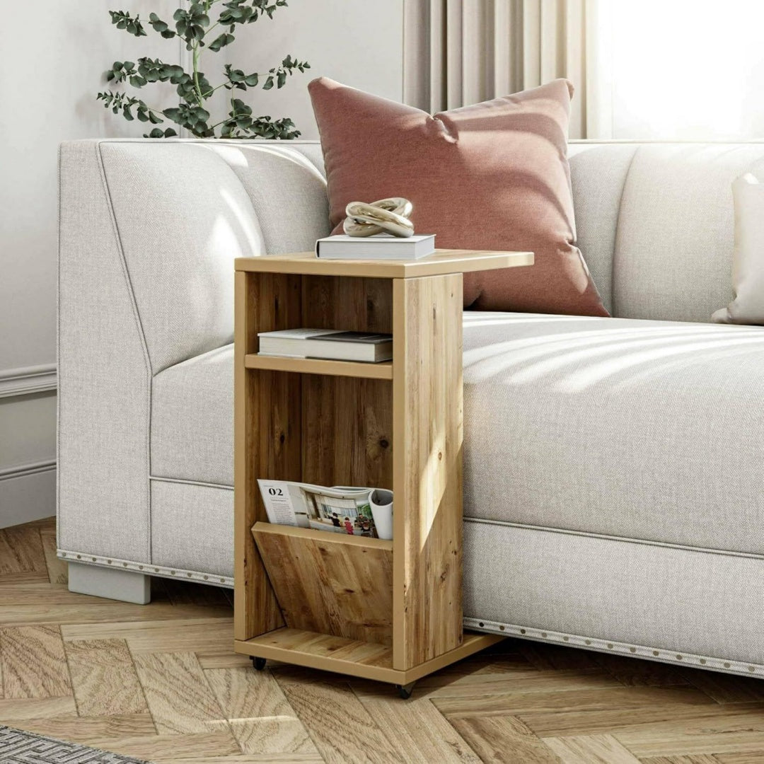 Table basse spacieuse en chene
