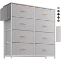 Fonctionnelle commode en acier et tissu