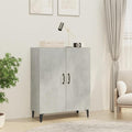 Buffet elegant effet beton gris clair 70 x 34 x 90 cm