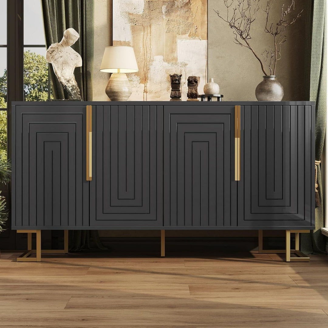 Buffet marron 152 x 40 x 75 cm