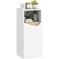 Idee salon, bahut sur pied gris clair en bois style moderne