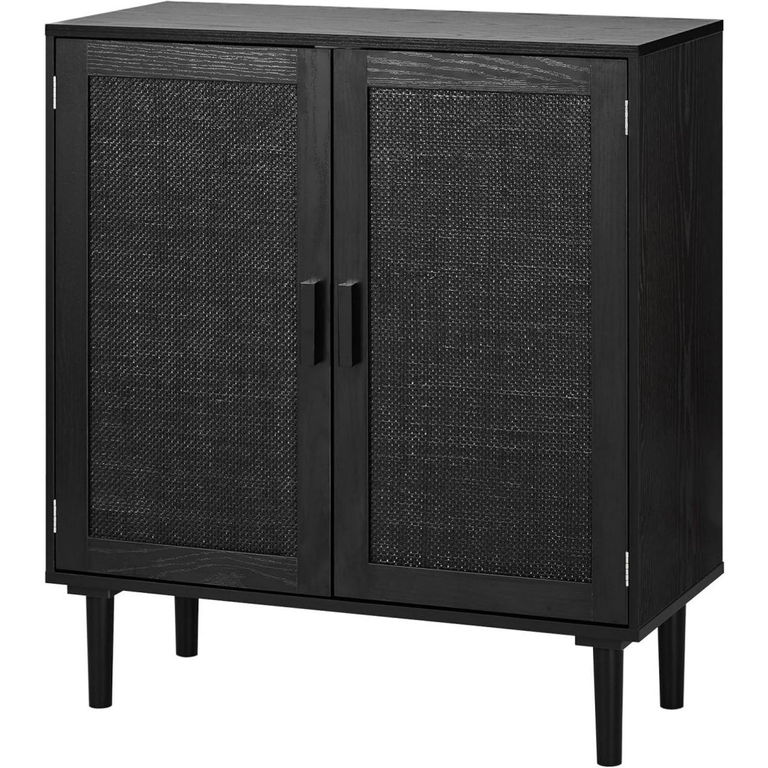 Raffine chambre, solution de rangement noir en bois