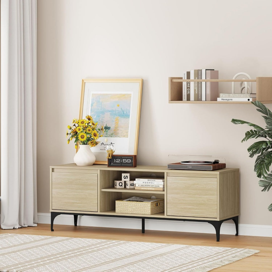 elegant support sur pied gris clair en acier design moderne