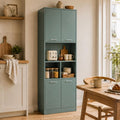 Enfilade beige 3 etageres, style contemporain bois ingenierie pour salon
