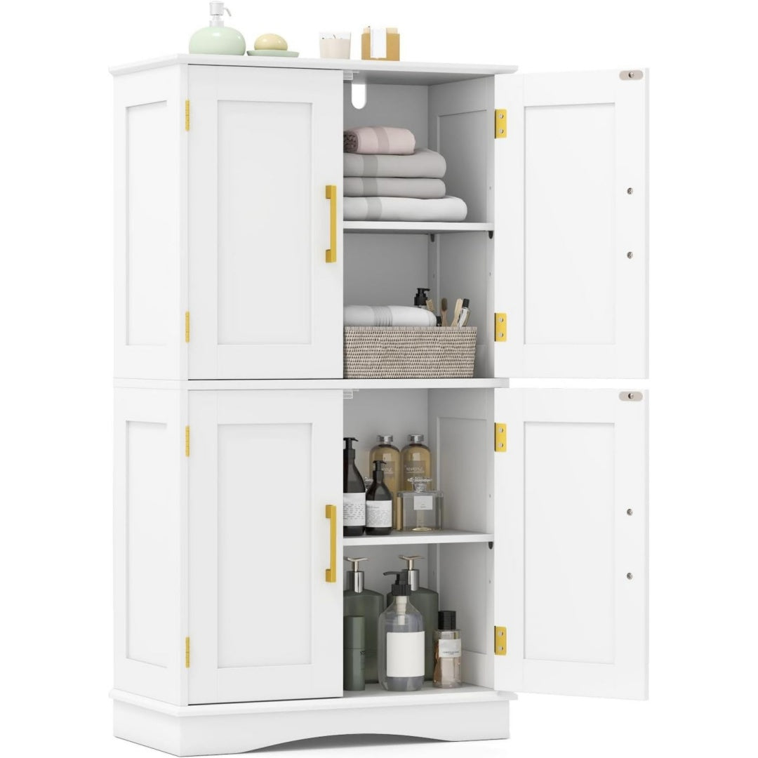 Colonne gris clair hauteur reglable, 60 x 30 x 110 cm