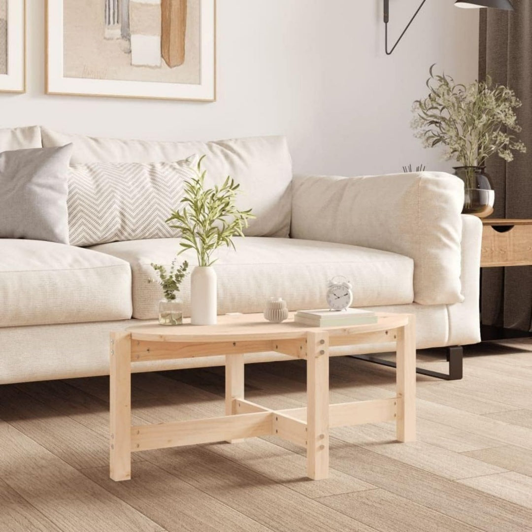 Table basse beige epure 87 x 48 x 35 cm