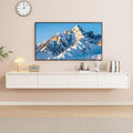 Robuste, meuble de television beige en bois modulable