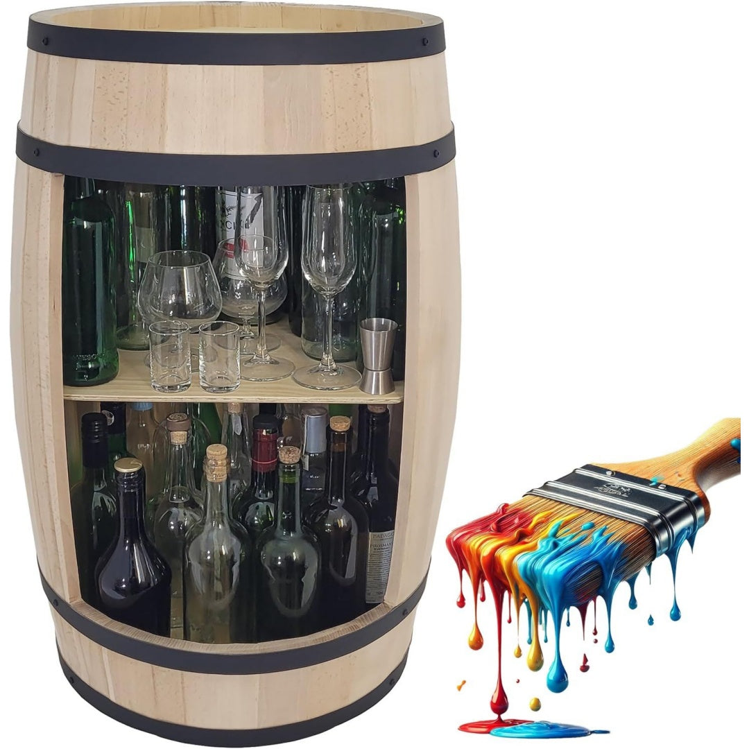Buffet gris fonce, rangement, usage domestique