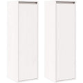Chaleureux, etagere murale gris clair en bois